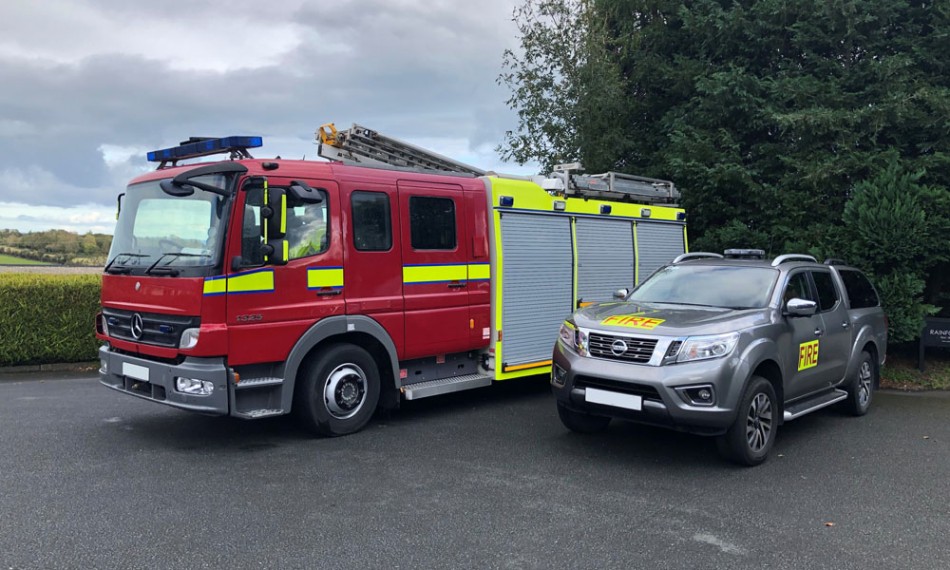 Response Vehicles as supplied by Fire-Medics, Event Fire, Rescue & Emergency Medical Cover specialists,  Belfast, Dublin, Cork / Donegal / Sligo providing an all Ireland service