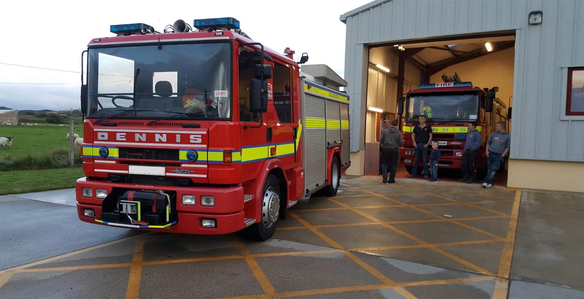 Dennis fire engine hire provided by Fire-Medics, Event Fire, Rescue & Emergency Medical Cover specialists, Belfast, Dublin, Donegal / Sligo providing an all Ireland service.